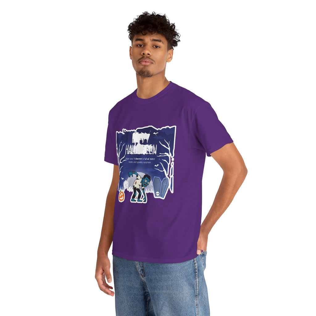 Happy Halloween Cute Witch T-Shirt — Halloween Graphic Tee for Kids & Adults