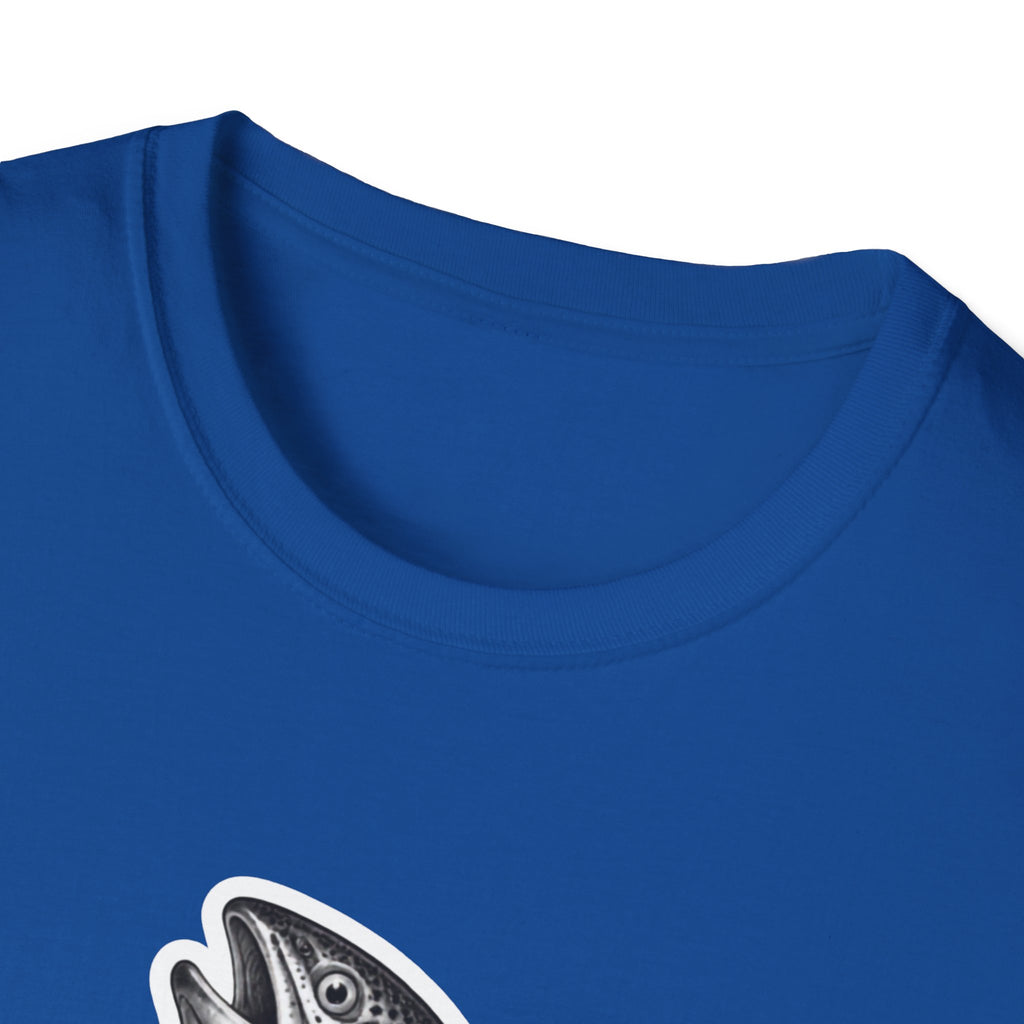 Salmon Gentleman T-Shirt — Dapper Fish Graphic Tee