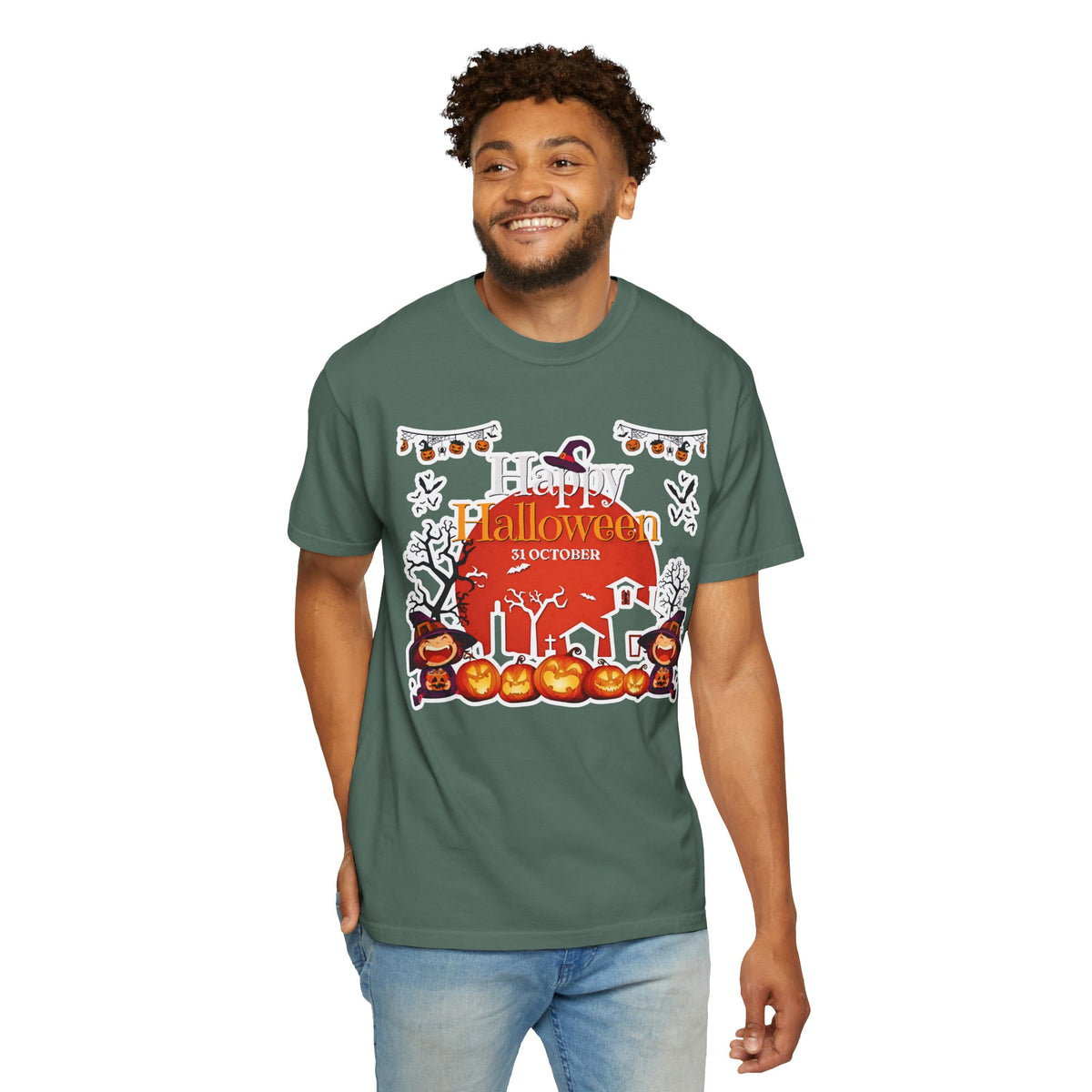 Happy Halloween Haunted House T-Shirt