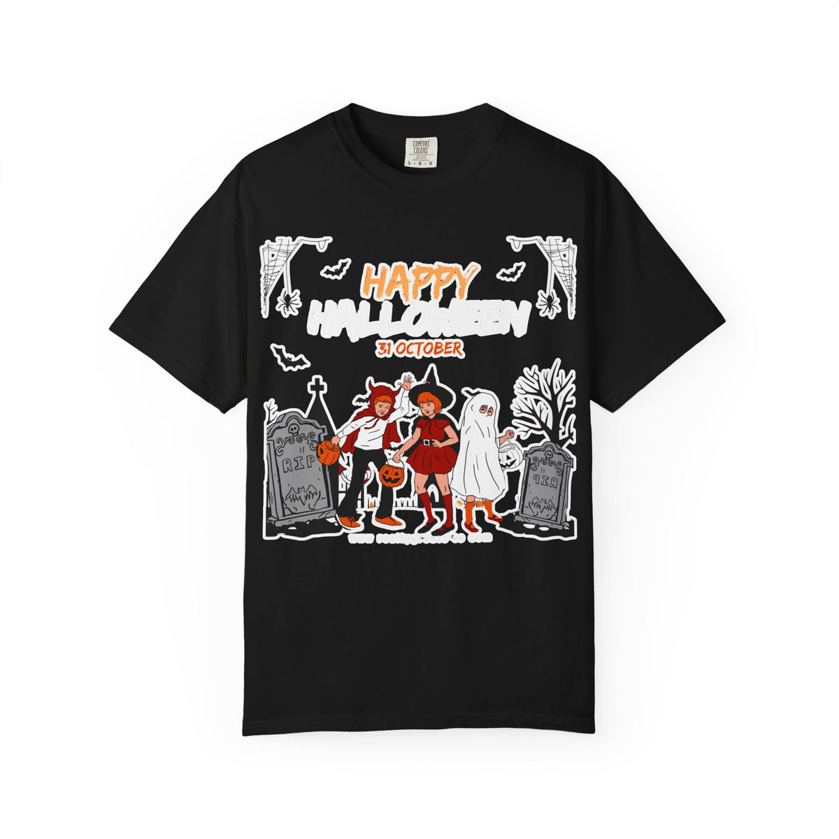 Halloween Kids Costume Tee — "Happy 31 October" Trick-or-Treat Shirt
