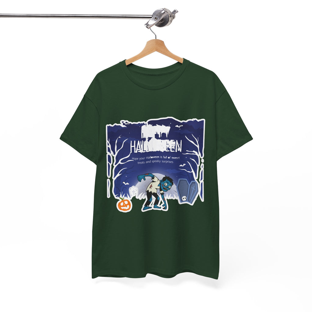 Happy Halloween Cute Witch T-Shirt — Halloween Graphic Tee for Kids & Adults