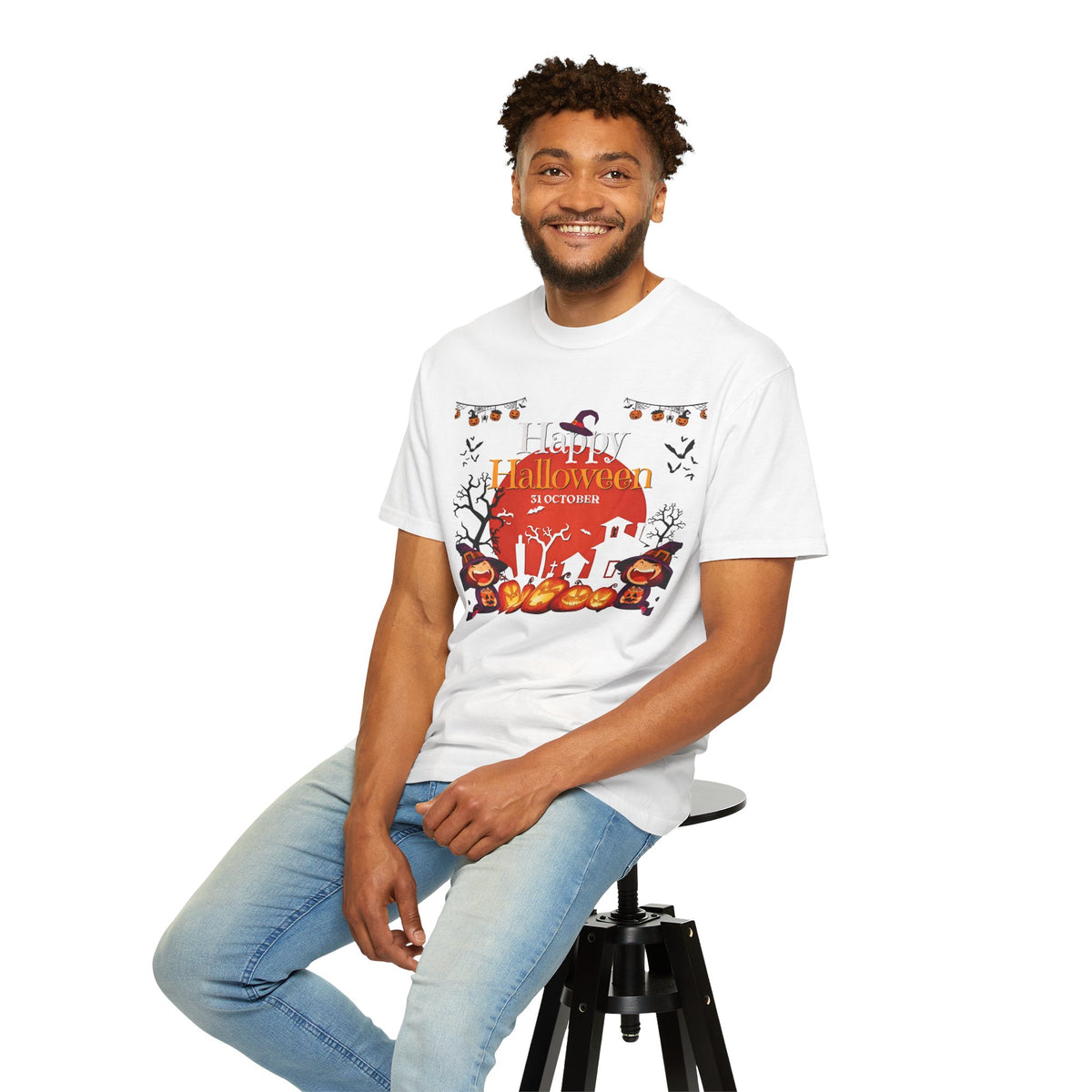 Happy Halloween Haunted House T-Shirt