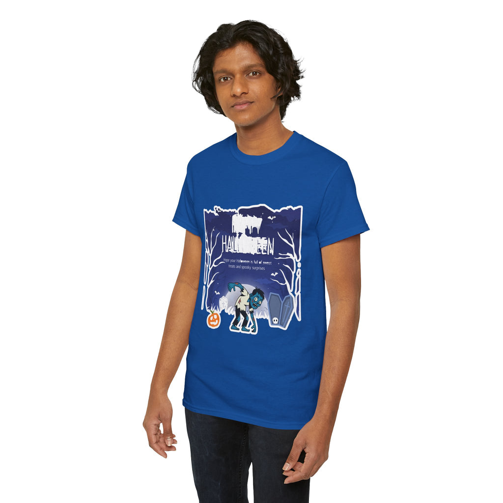 Happy Halloween Cute Witch T-Shirt — Halloween Graphic Tee for Kids & Adults