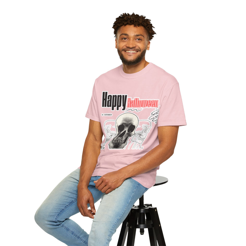 Happy Halloween Skull T-Shirt — Graphic Halloween Tee