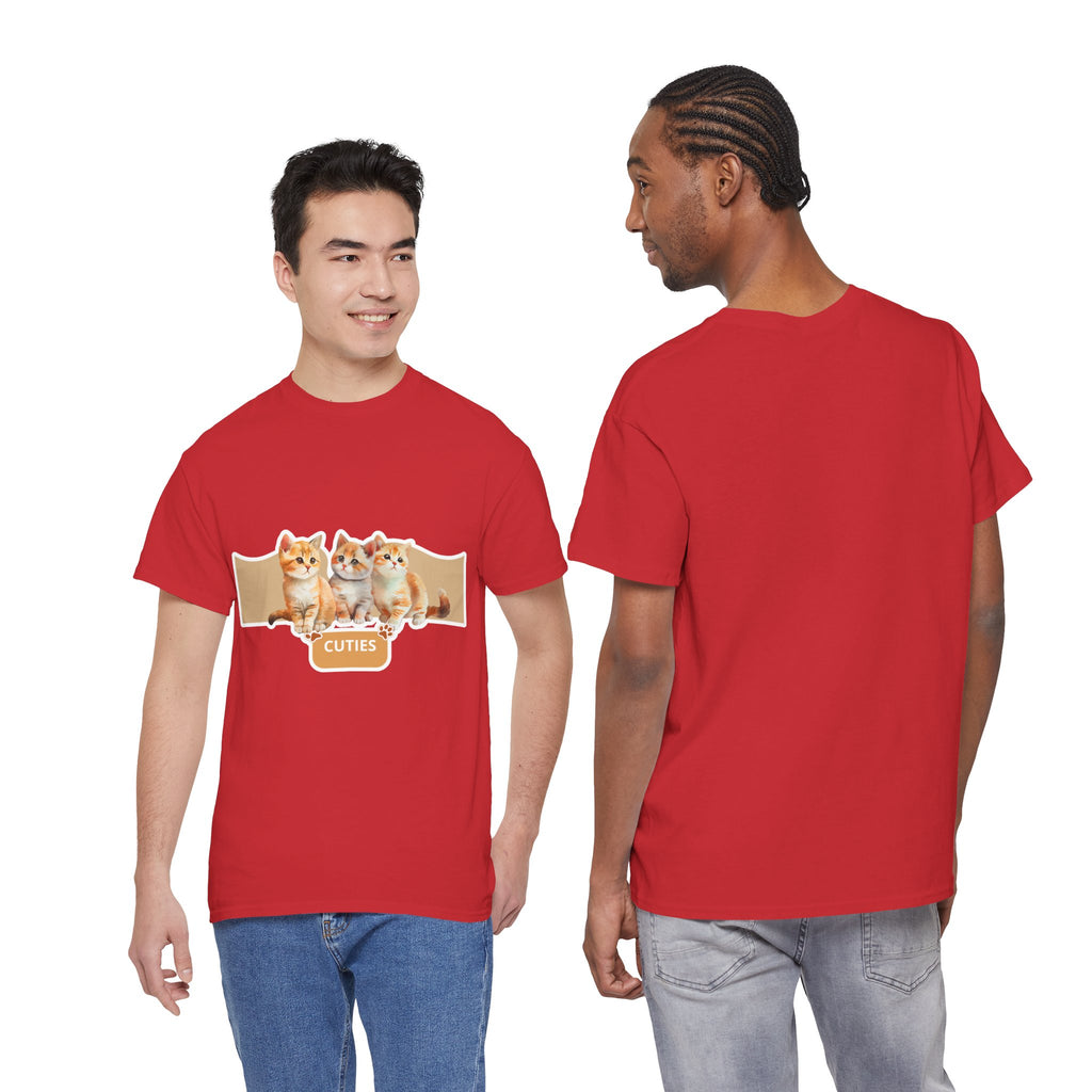 Cute Kittens "Cuties" T-Shirt - Adorable Cat Graphic Tee for Cat Lovers