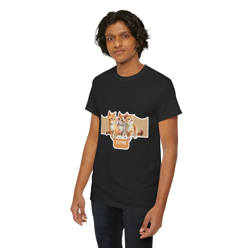 Cute Kittens "Cuties" T-Shirt - Adorable Cat Graphic Tee for Cat Lovers