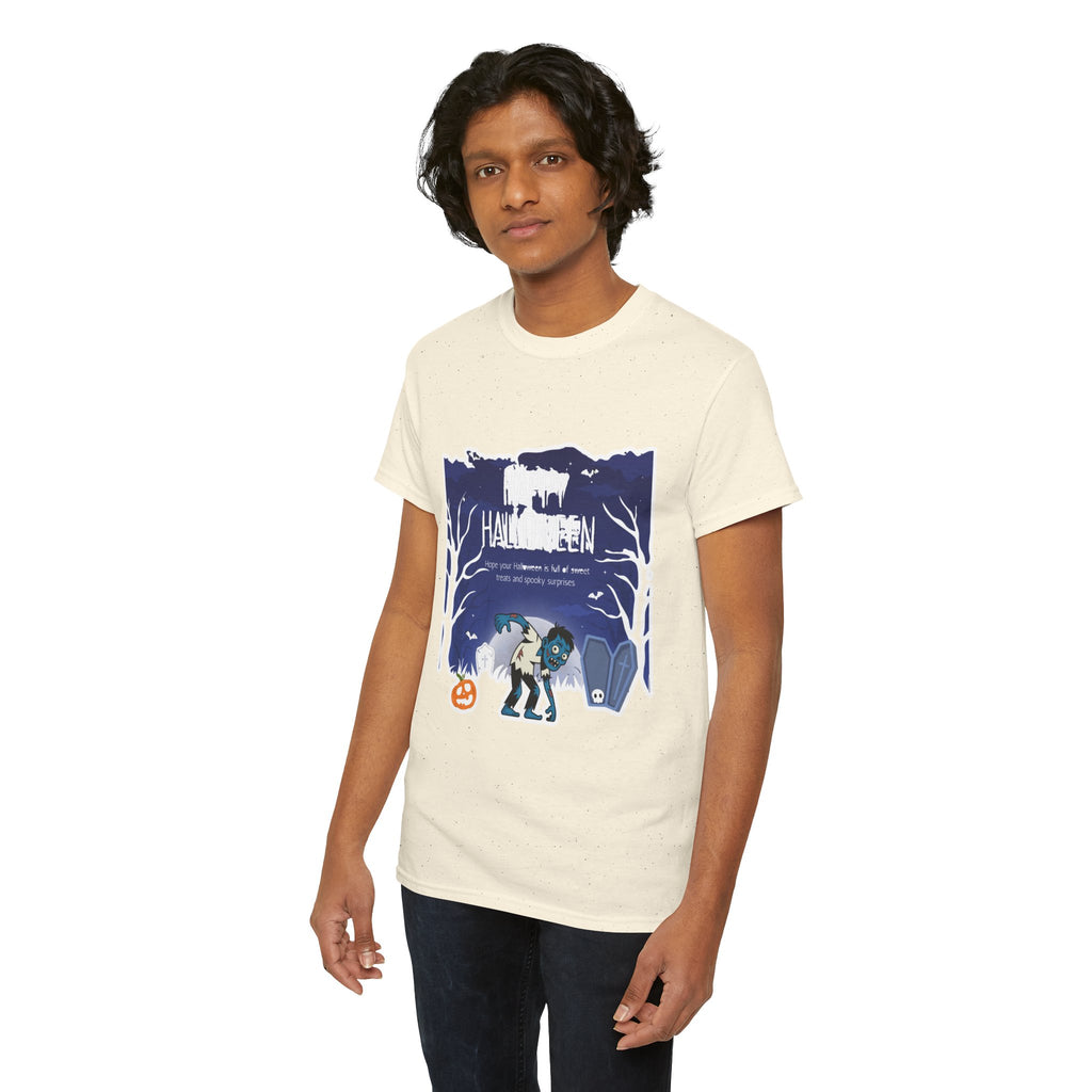 Happy Halloween Cute Witch T-Shirt — Halloween Graphic Tee for Kids & Adults