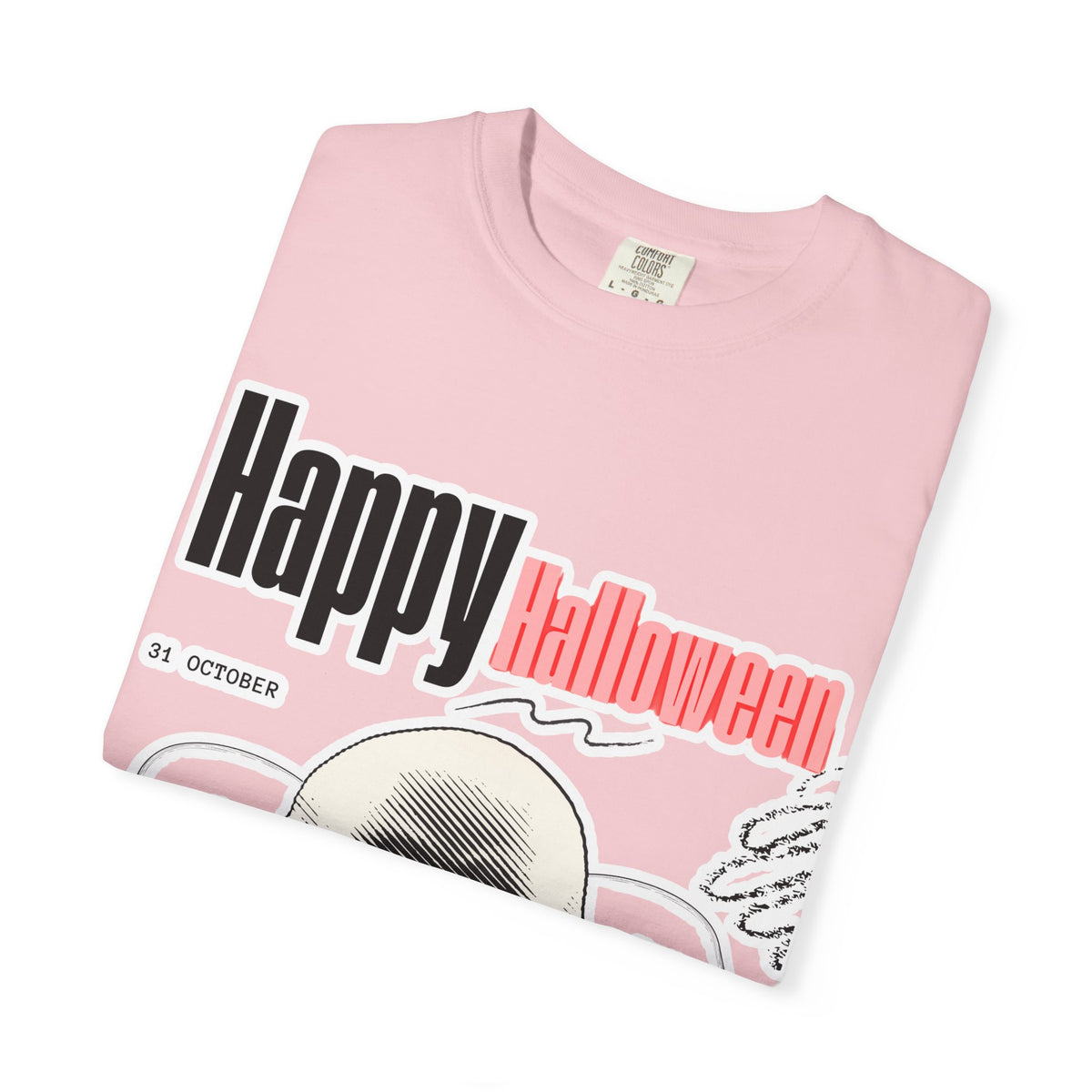 Happy Halloween Skull T-Shirt — Graphic Halloween Tee