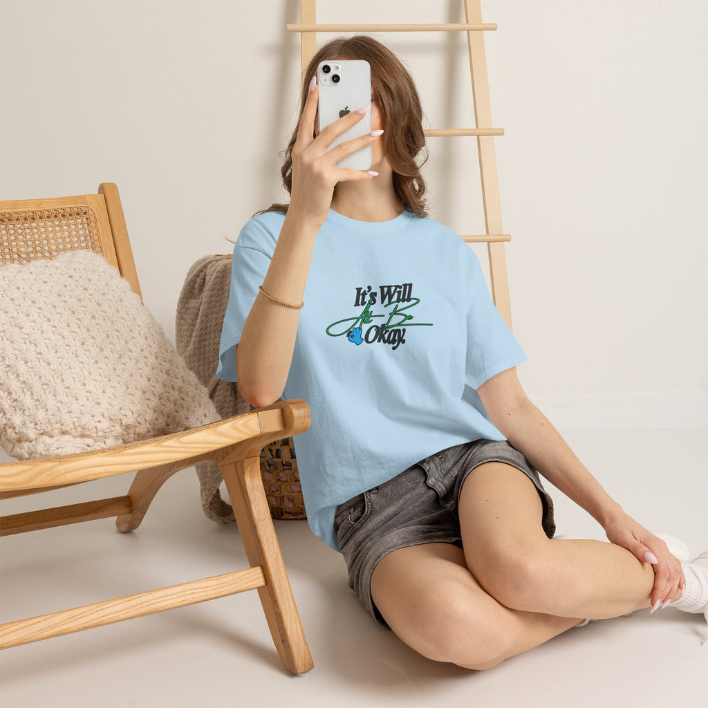 "It’s Will Be Okay" Comfort Tee — Inspirational Casual T-Shirt
