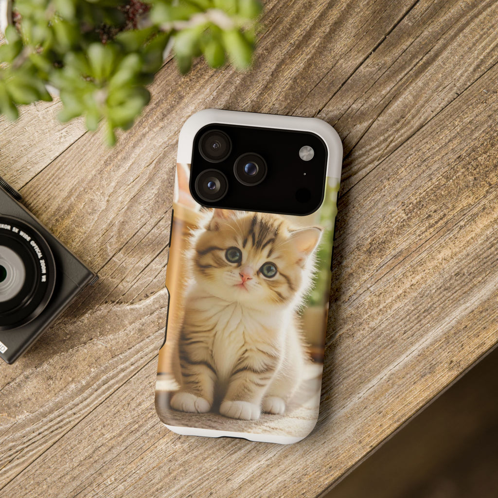 Cute Kitten Magnetic Impact-Resistant Phone Case
