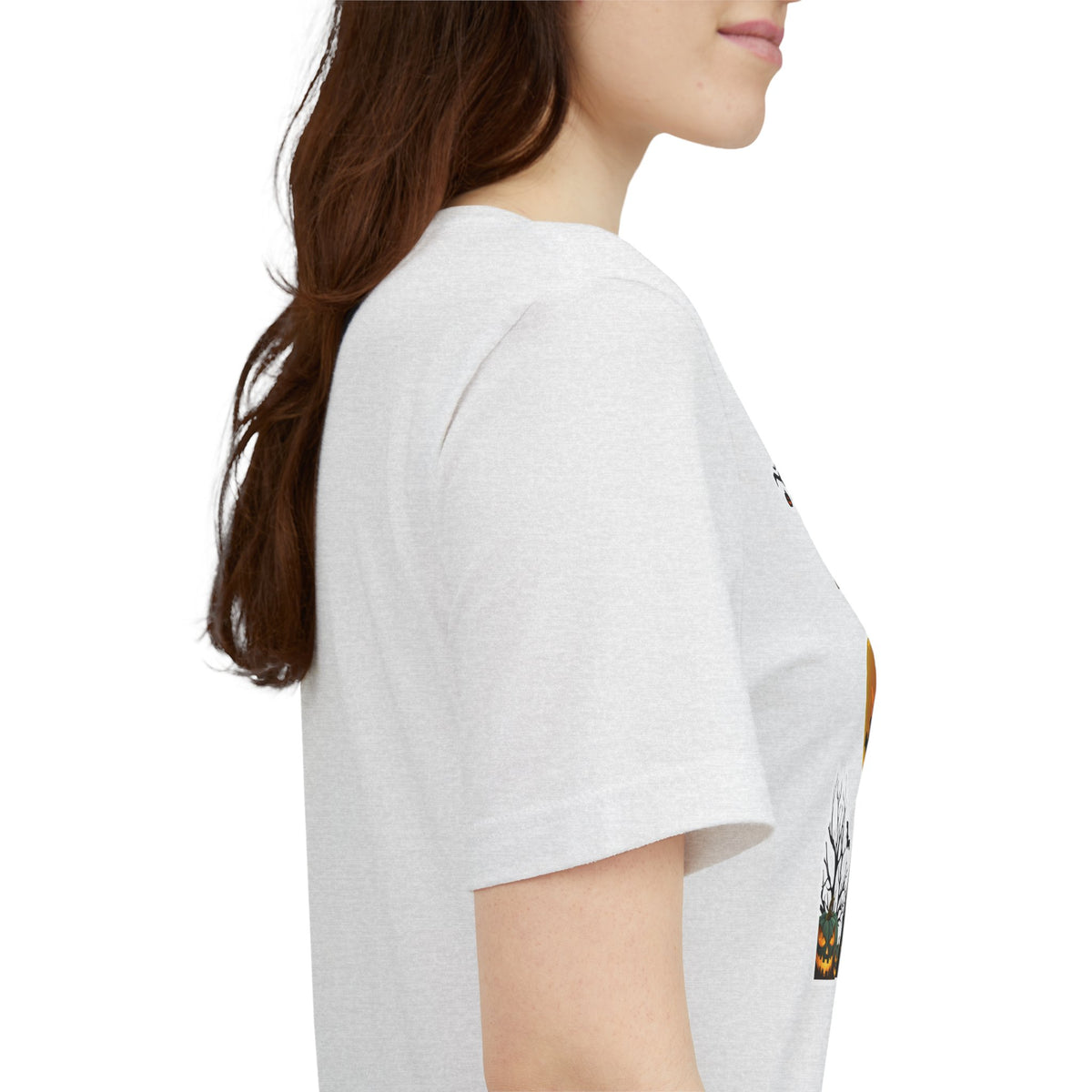 Halloween Haunted House T-Shirt — "Happy Halloween" Pumpkin Spooky Tee