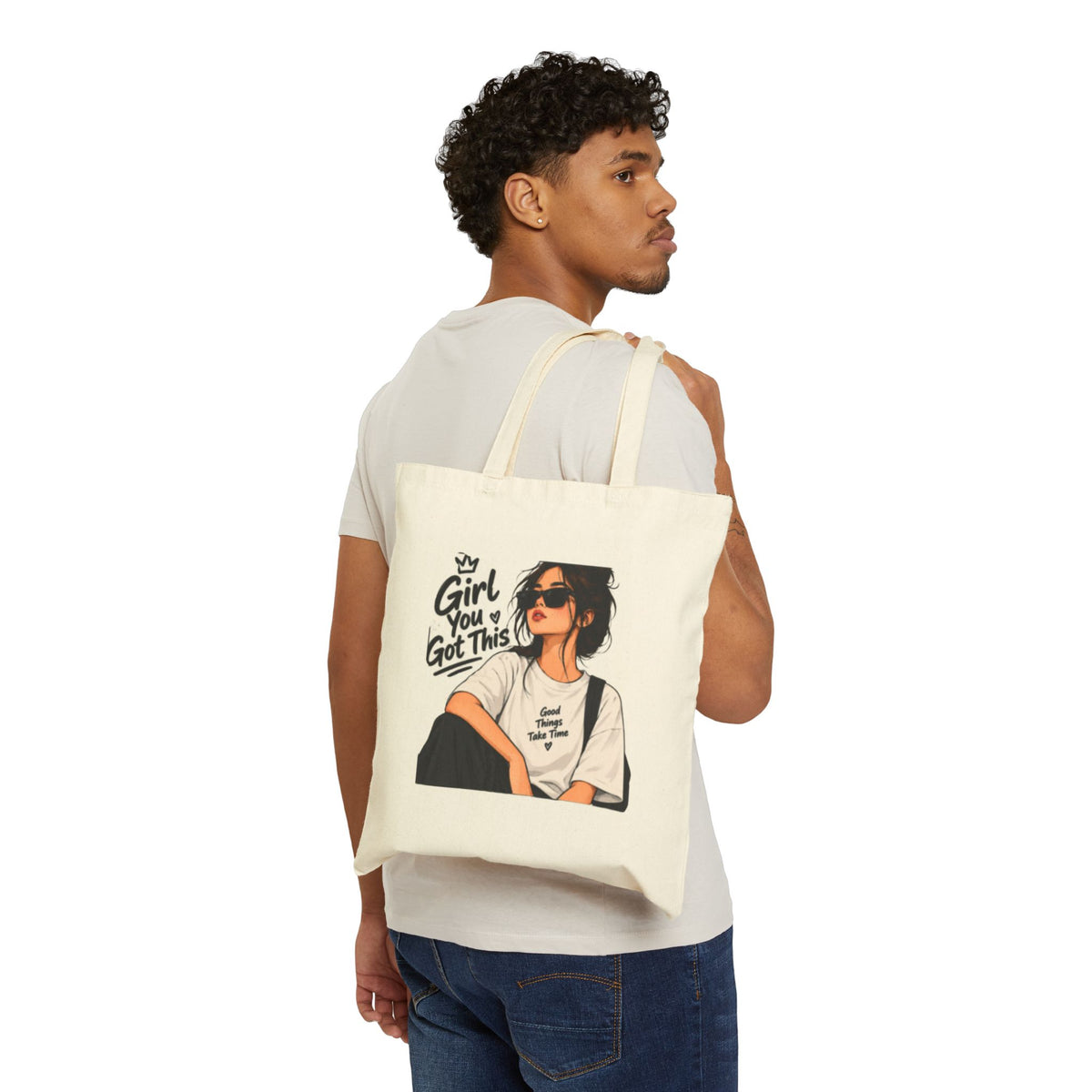 Cotton Canvas Tote Bag