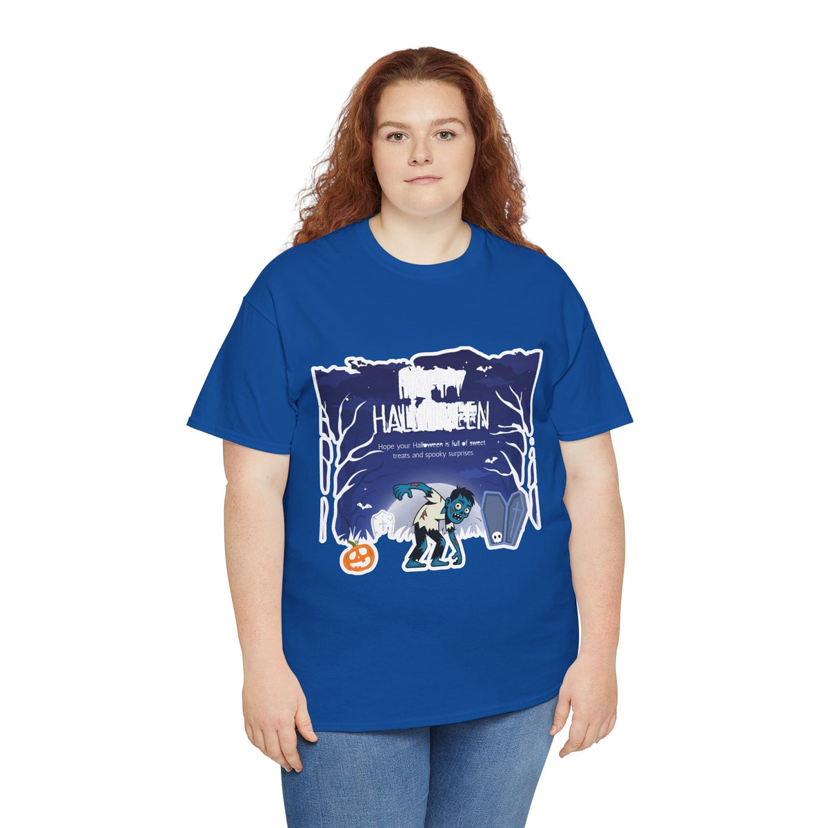 Happy Halloween Cute Witch T-Shirt — Halloween Graphic Tee for Kids & Adults