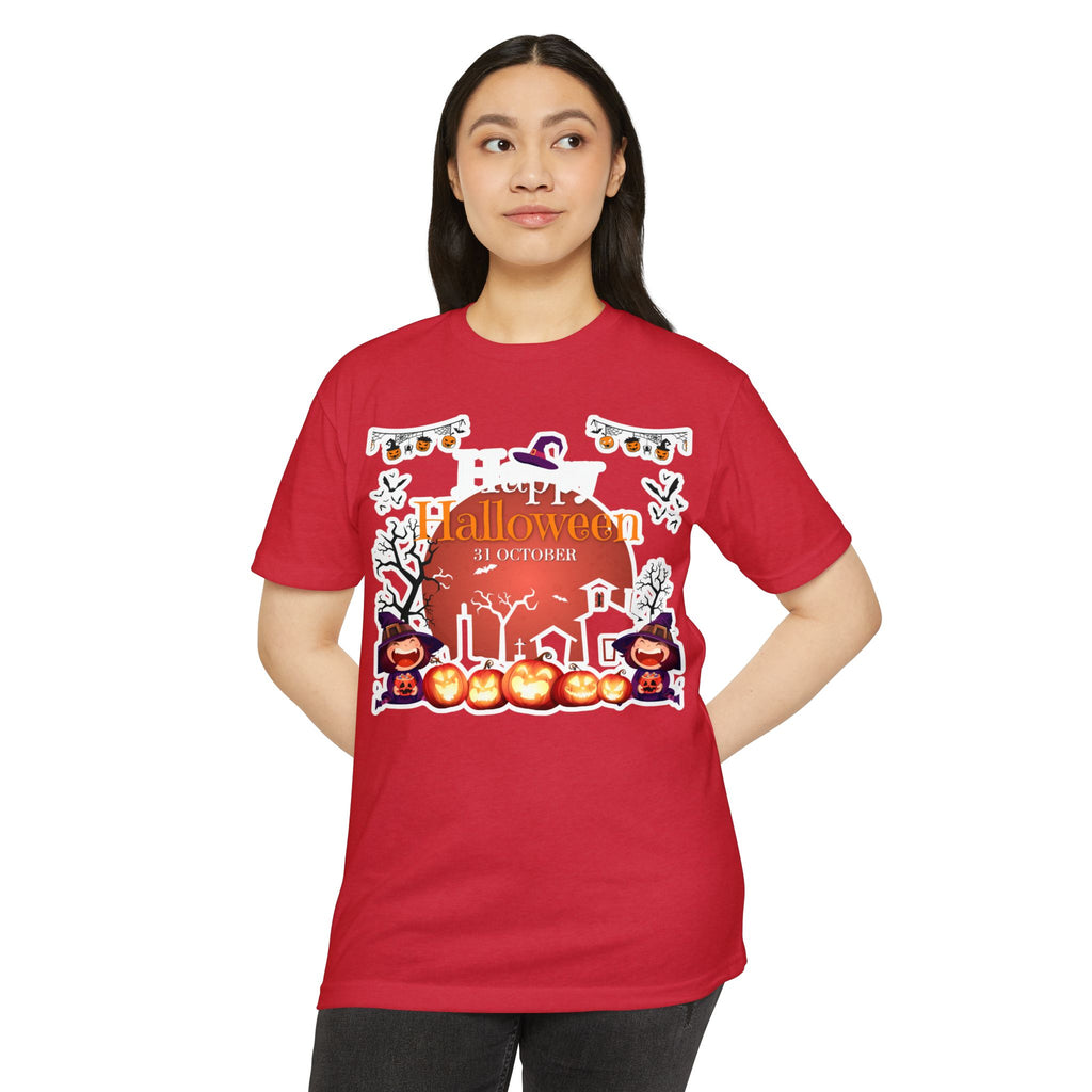 Halloween Pumpkin Haunted House T-Shirt