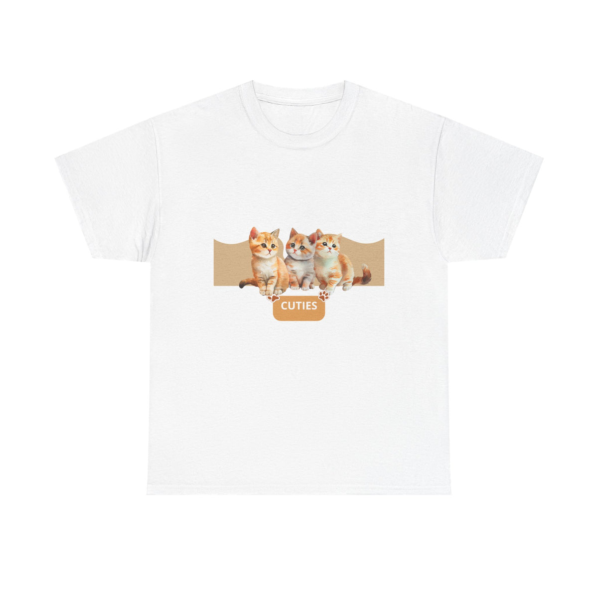 Cute Kittens "Cuties" T-Shirt - Adorable Cat Graphic Tee for Cat Lovers
