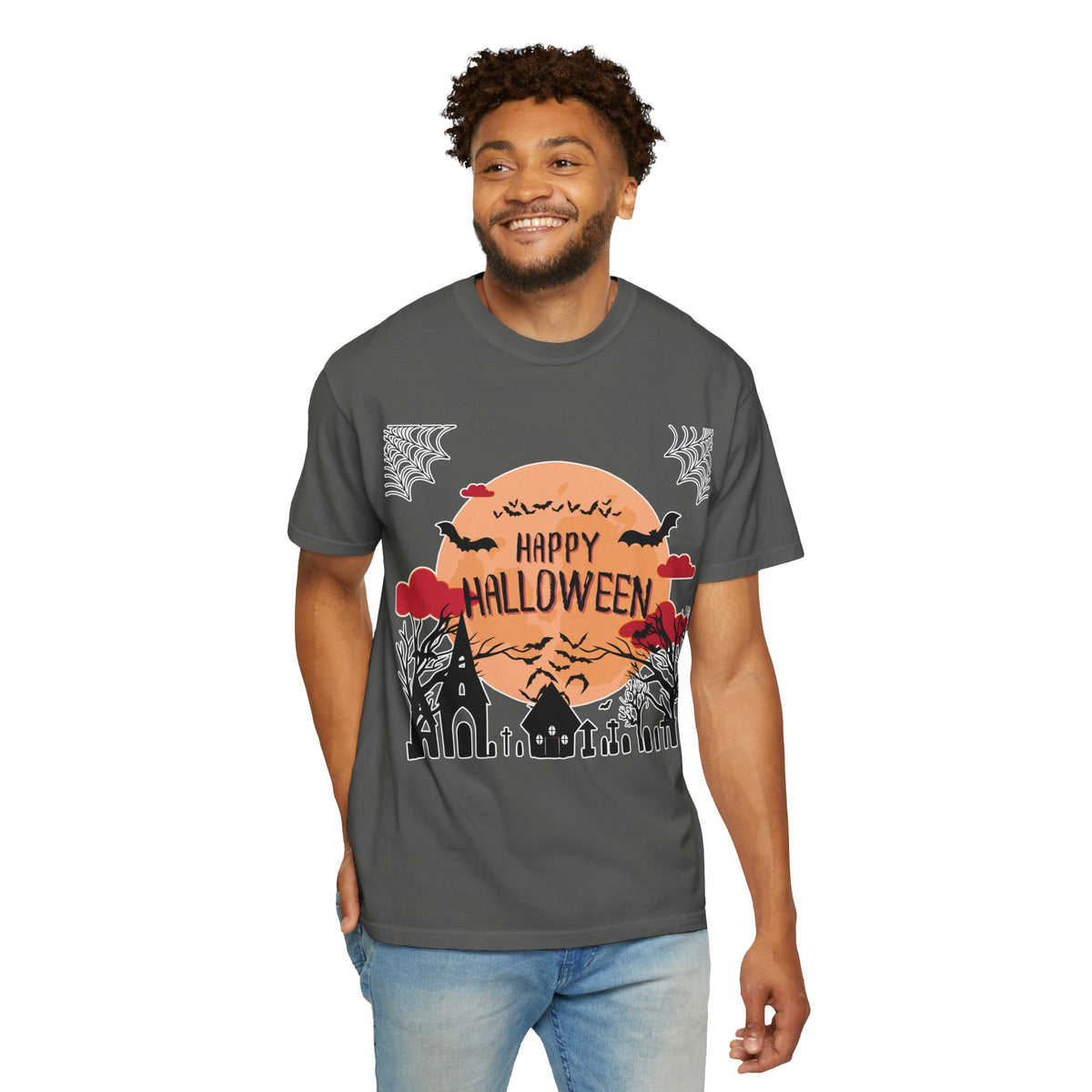 Happy Halloween Haunted Village T-Shirt
