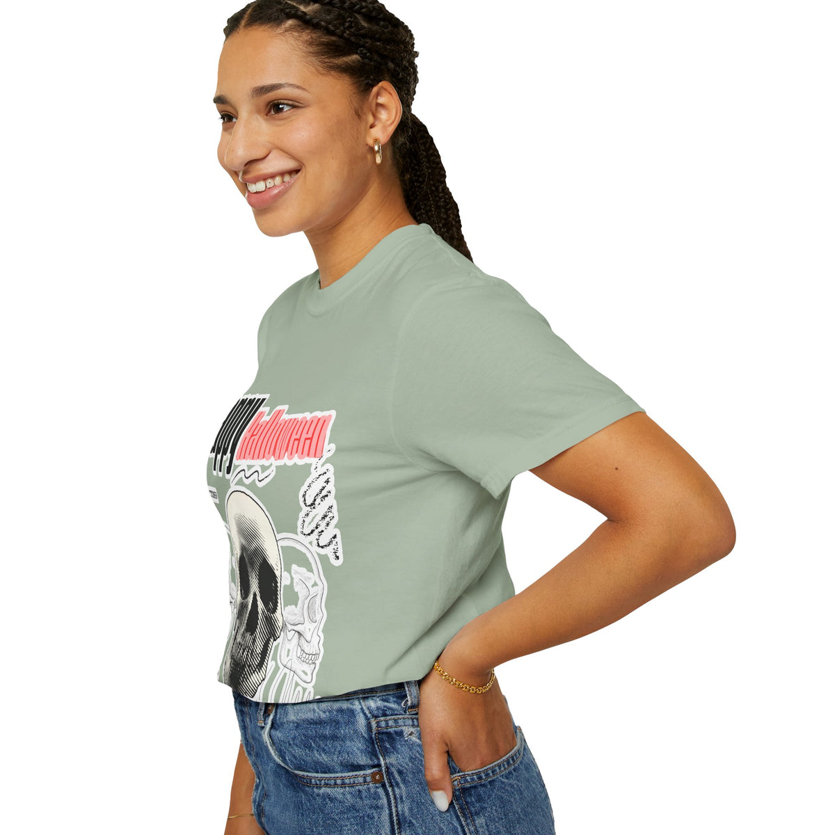 Happy Halloween Skull T-Shirt — Graphic Halloween Tee