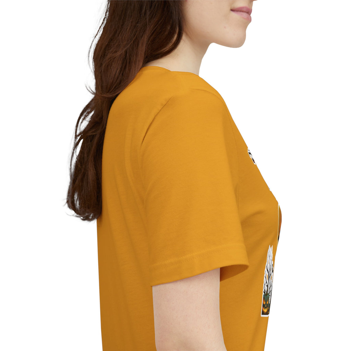 Halloween Haunted House T-Shirt — "Happy Halloween" Pumpkin Spooky Tee