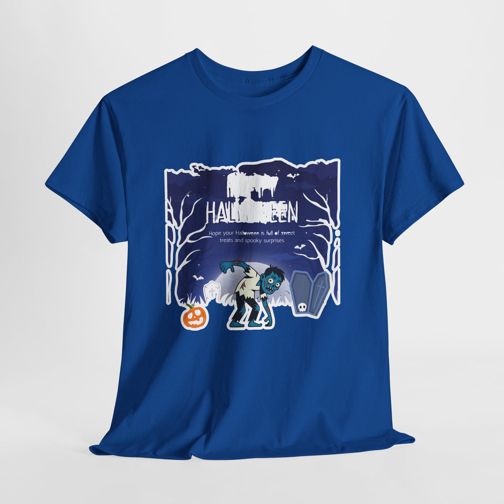 Happy Halloween Cute Witch T-Shirt — Halloween Graphic Tee for Kids & Adults