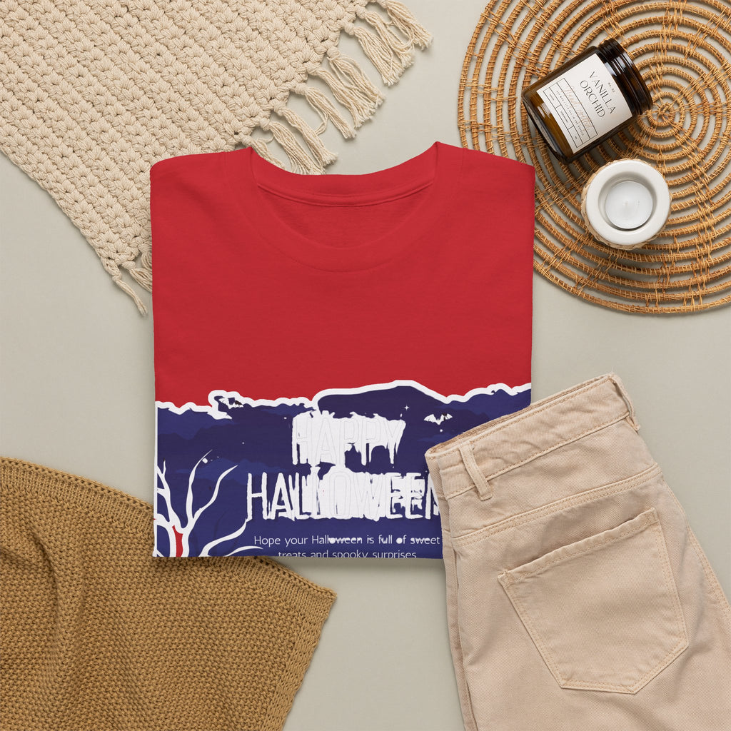Happy Halloween Cute Witch T-Shirt — Halloween Graphic Tee for Kids & Adults