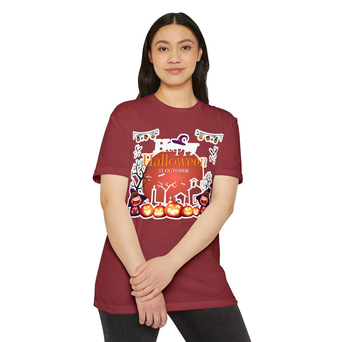 Halloween Pumpkin Haunted House T-Shirt