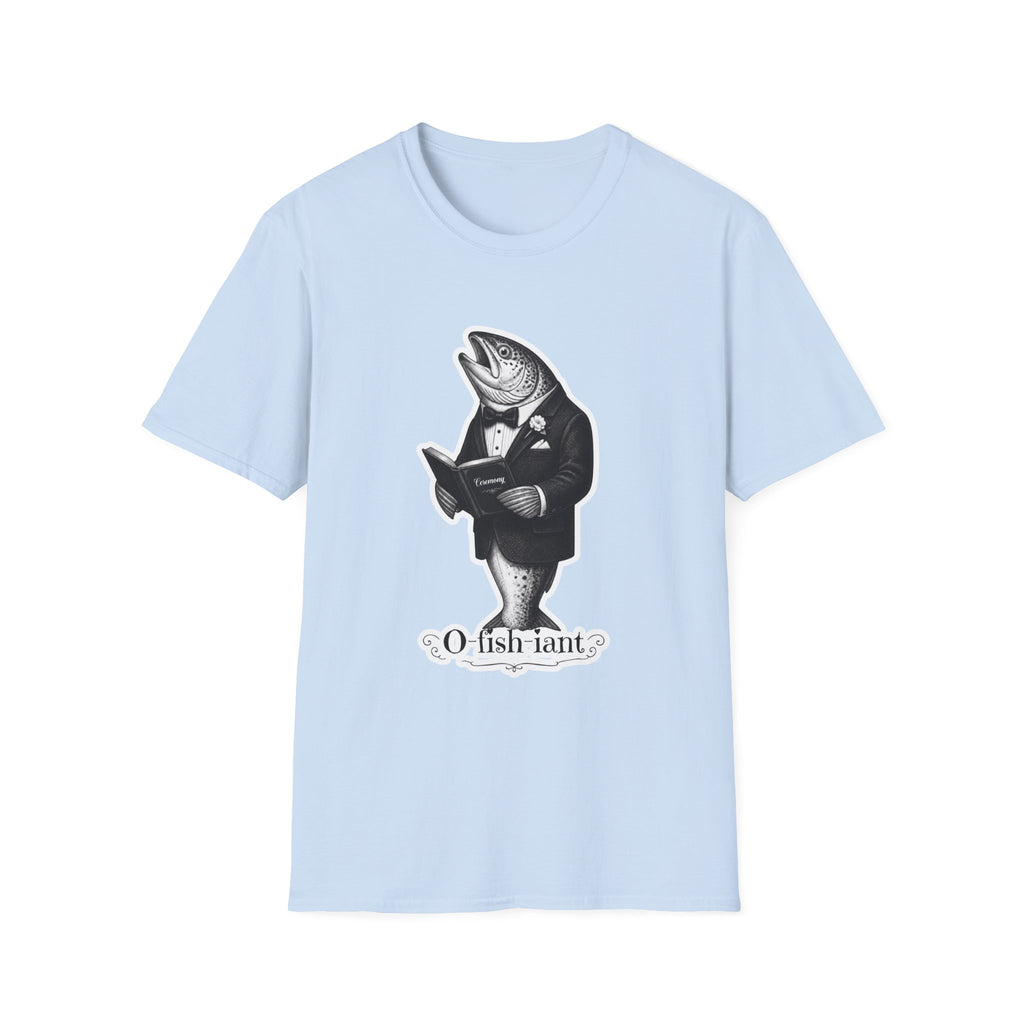 Salmon Gentleman T-Shirt — Dapper Fish Graphic Tee