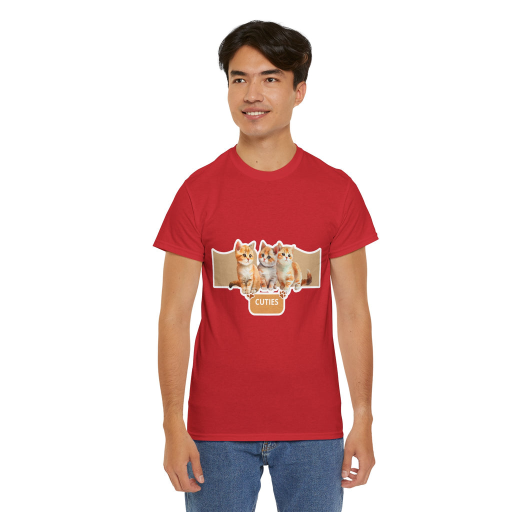 Cute Kittens "Cuties" T-Shirt - Adorable Cat Graphic Tee for Cat Lovers