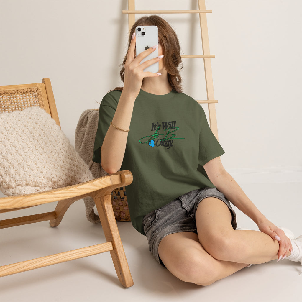 "It’s Will Be Okay" Comfort Tee — Inspirational Casual T-Shirt