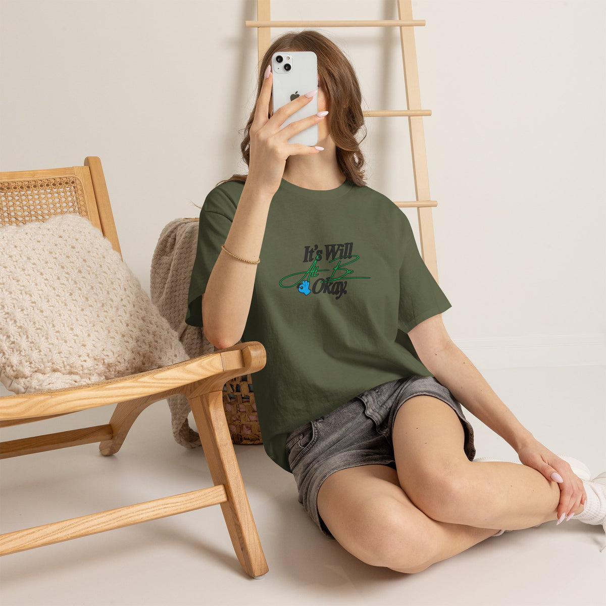 "It’s Will Be Okay" Comfort Tee — Inspirational Casual T-Shirt