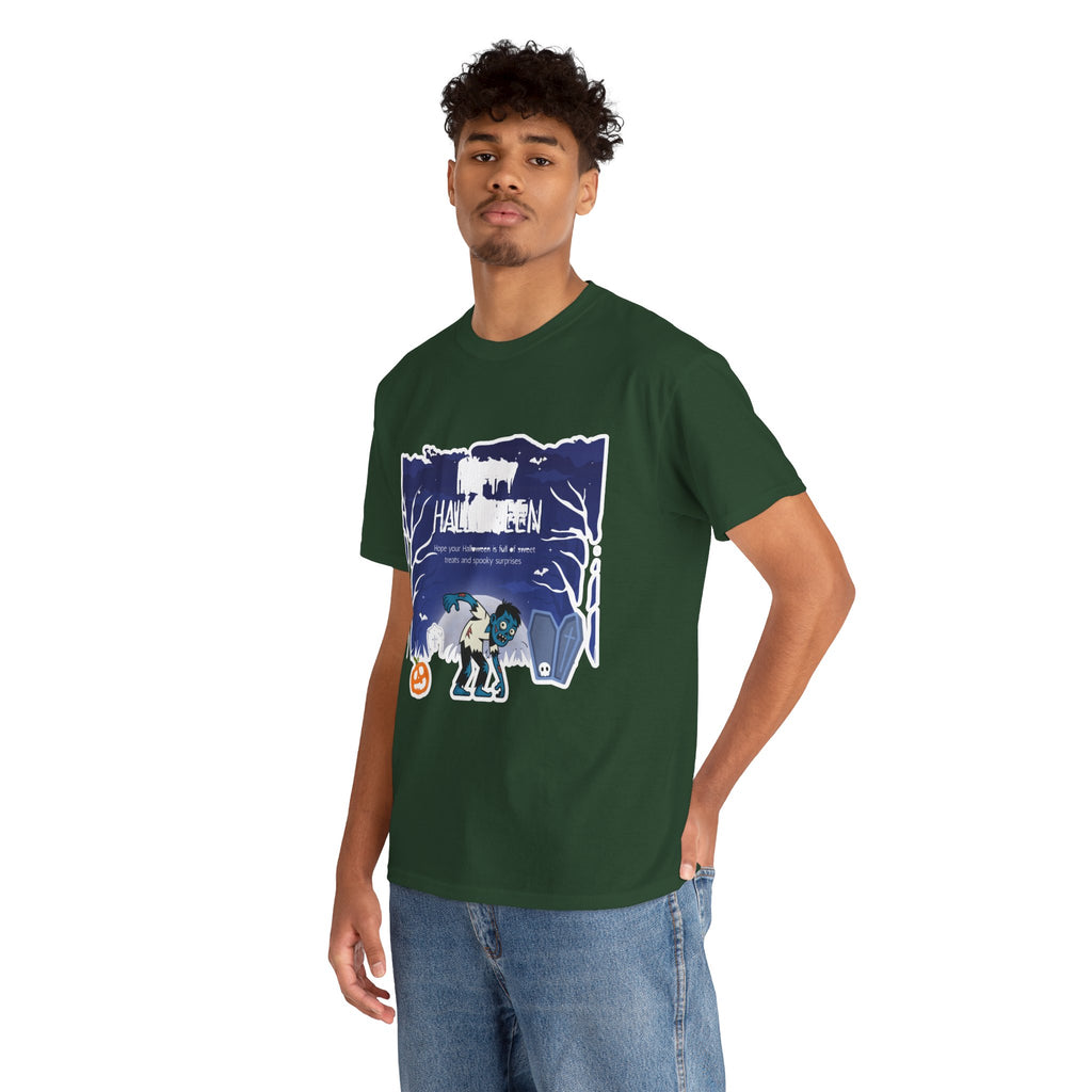Happy Halloween Cute Witch T-Shirt — Halloween Graphic Tee for Kids & Adults