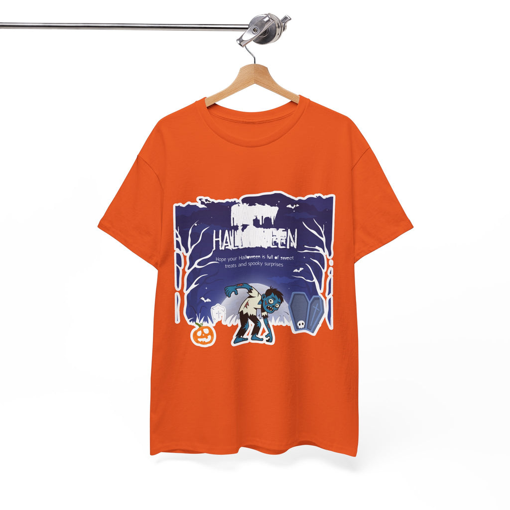 Happy Halloween Cute Witch T-Shirt — Halloween Graphic Tee for Kids & Adults