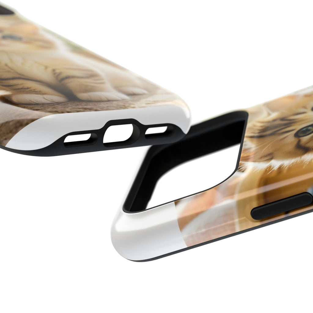 Cute Kitten Magnetic Impact-Resistant Phone Case