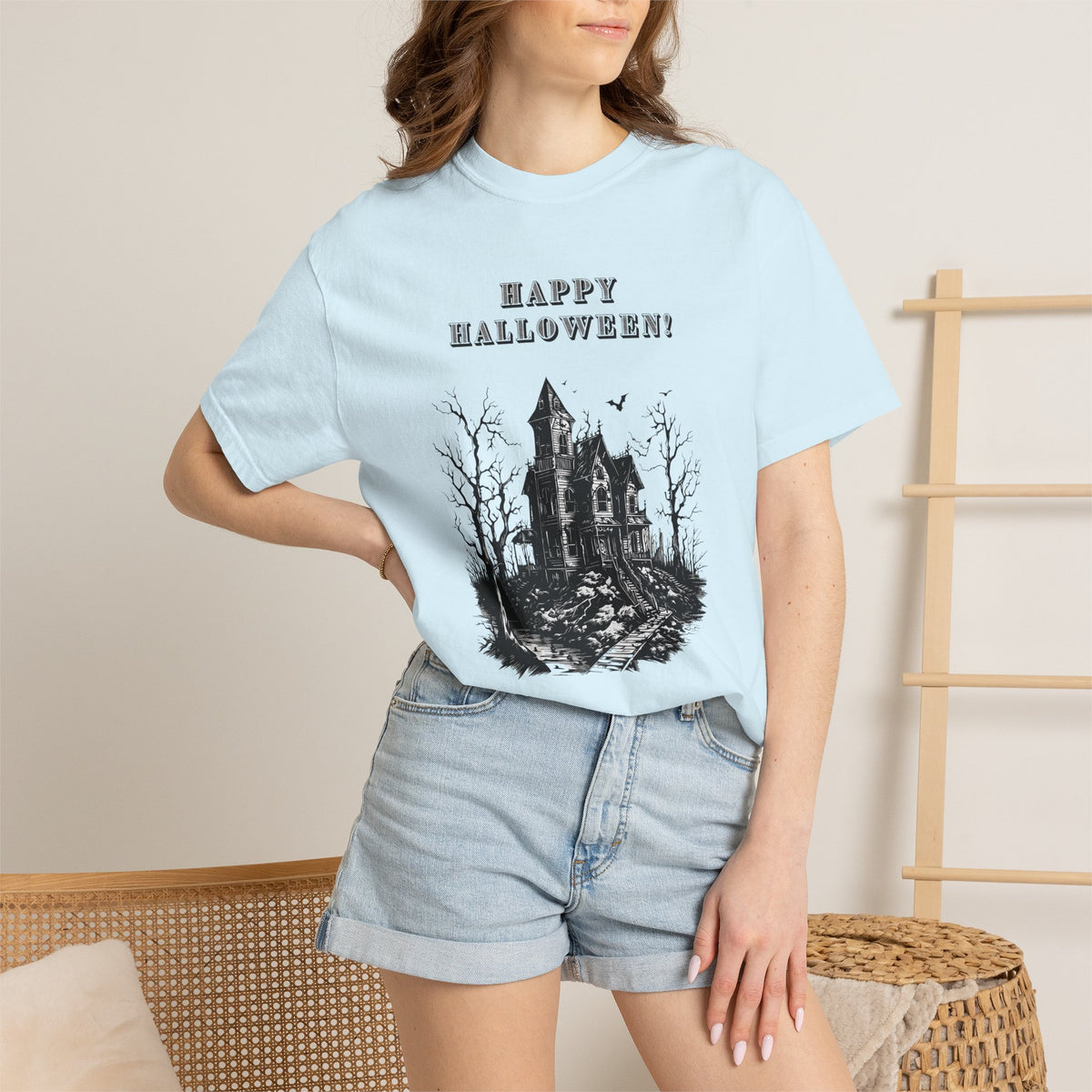 Happy Halloween Haunted House T-Shirt