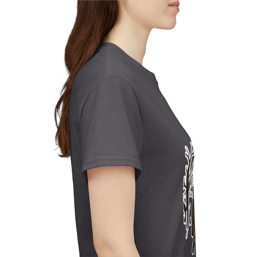 Halloween Raccoon Ghost Pumpkin T‑Shirt — Cute Spooky Costume Trio Tee