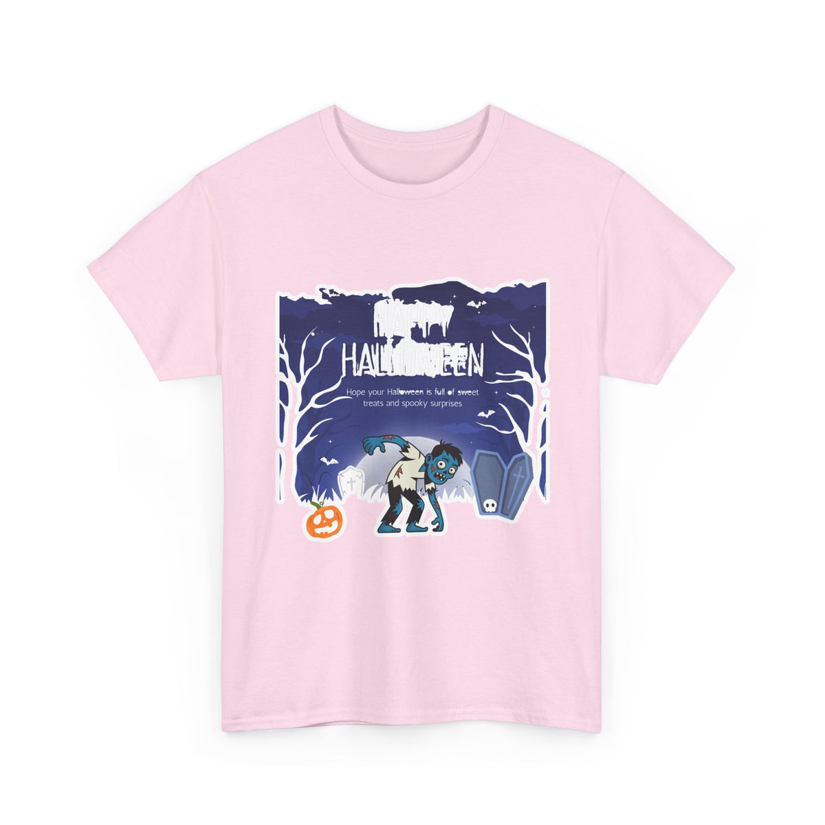 Happy Halloween Cute Witch T-Shirt — Halloween Graphic Tee for Kids & Adults