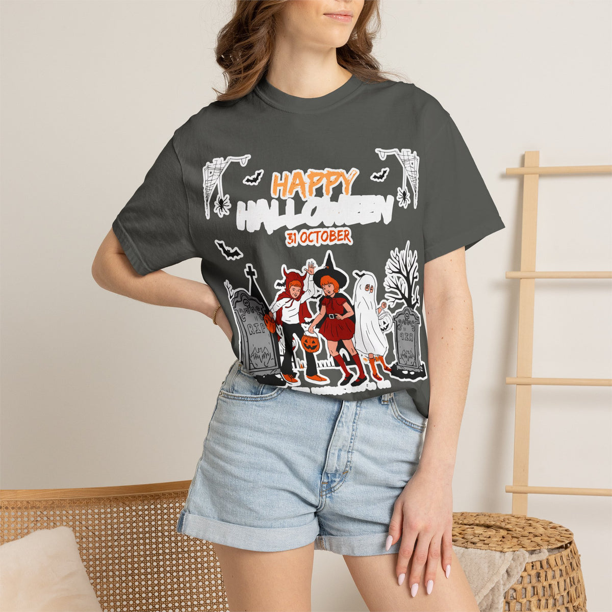 Halloween Kids Costume Tee — "Happy 31 October" Trick-or-Treat Shirt