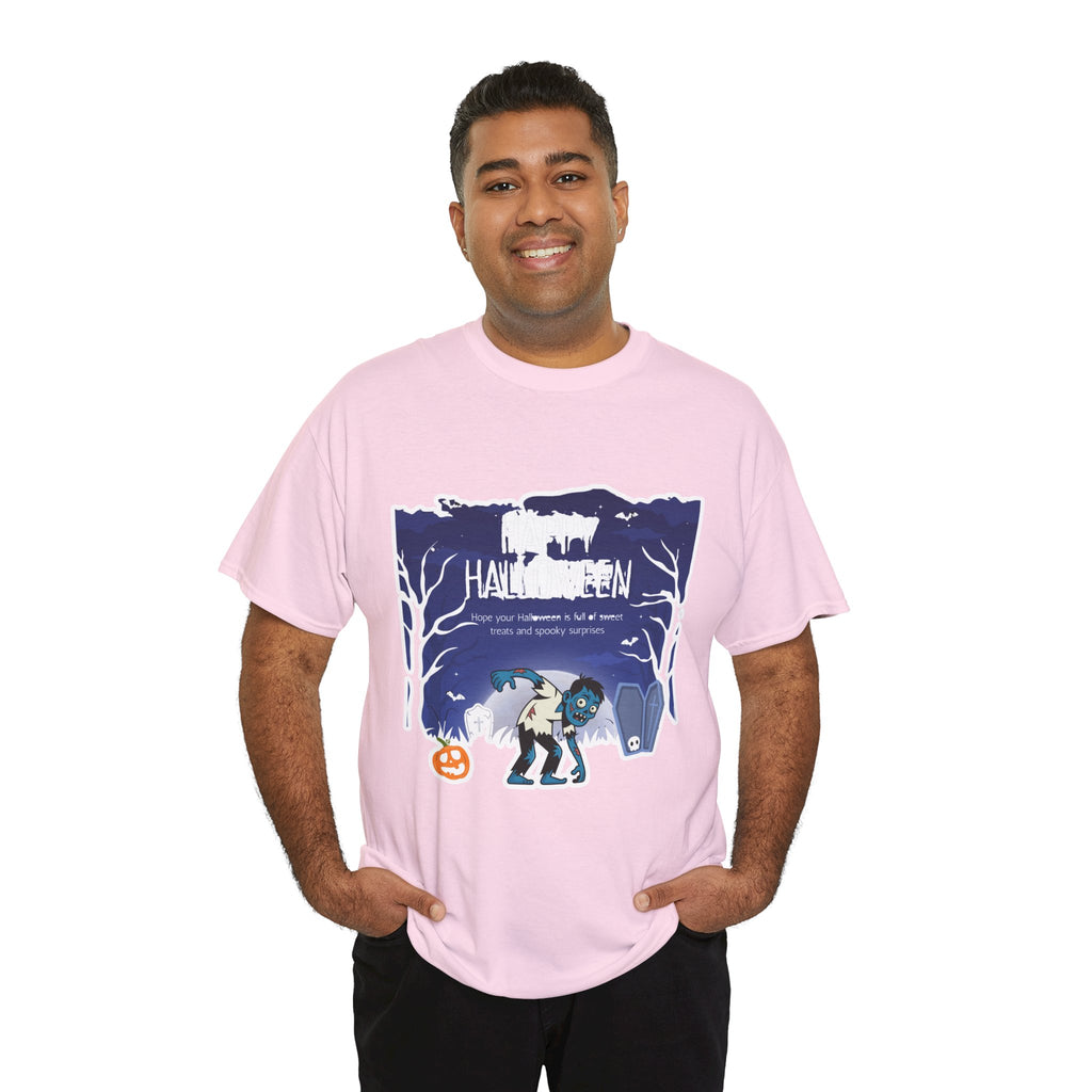 Happy Halloween Cute Witch T-Shirt — Halloween Graphic Tee for Kids & Adults