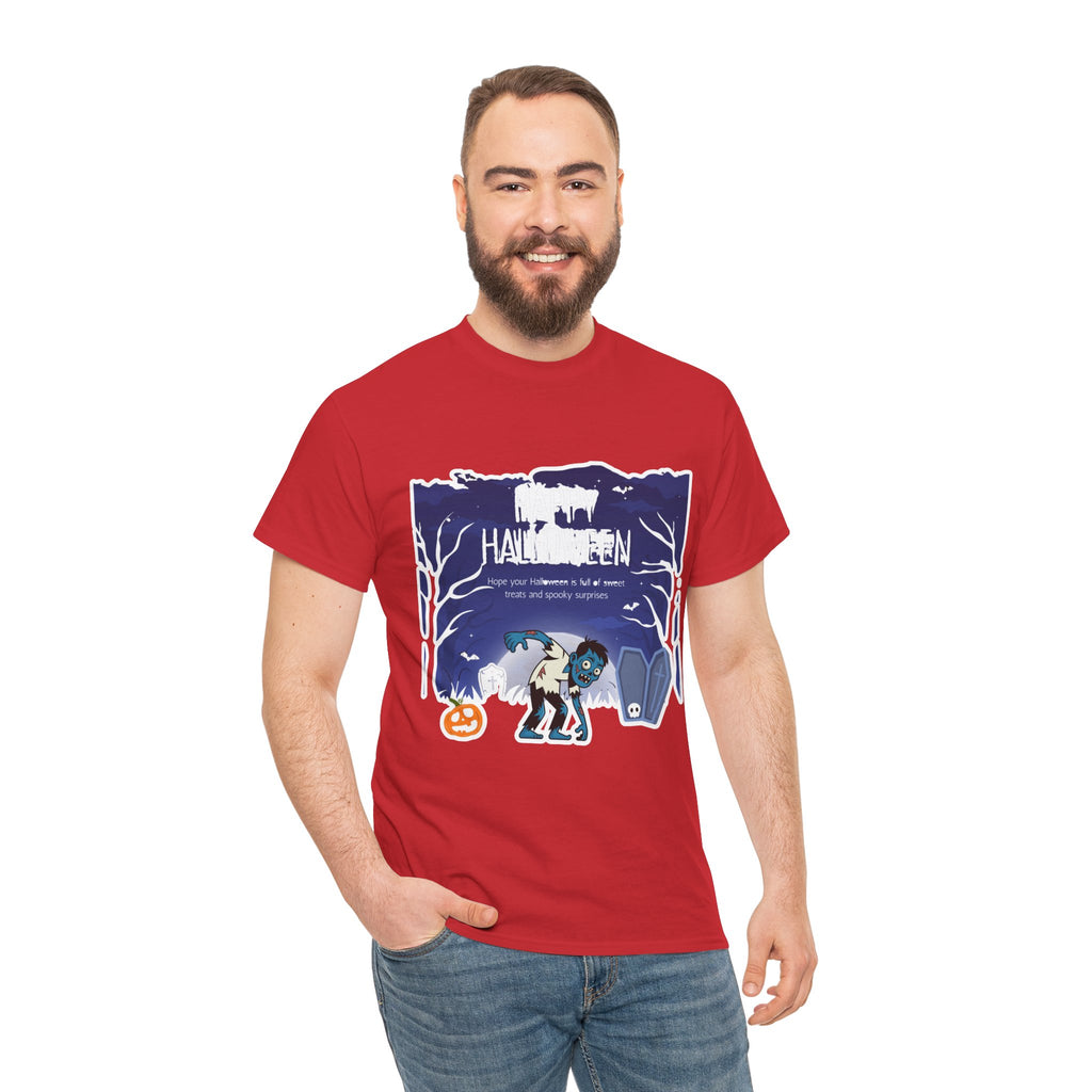 Happy Halloween Cute Witch T-Shirt — Halloween Graphic Tee for Kids & Adults