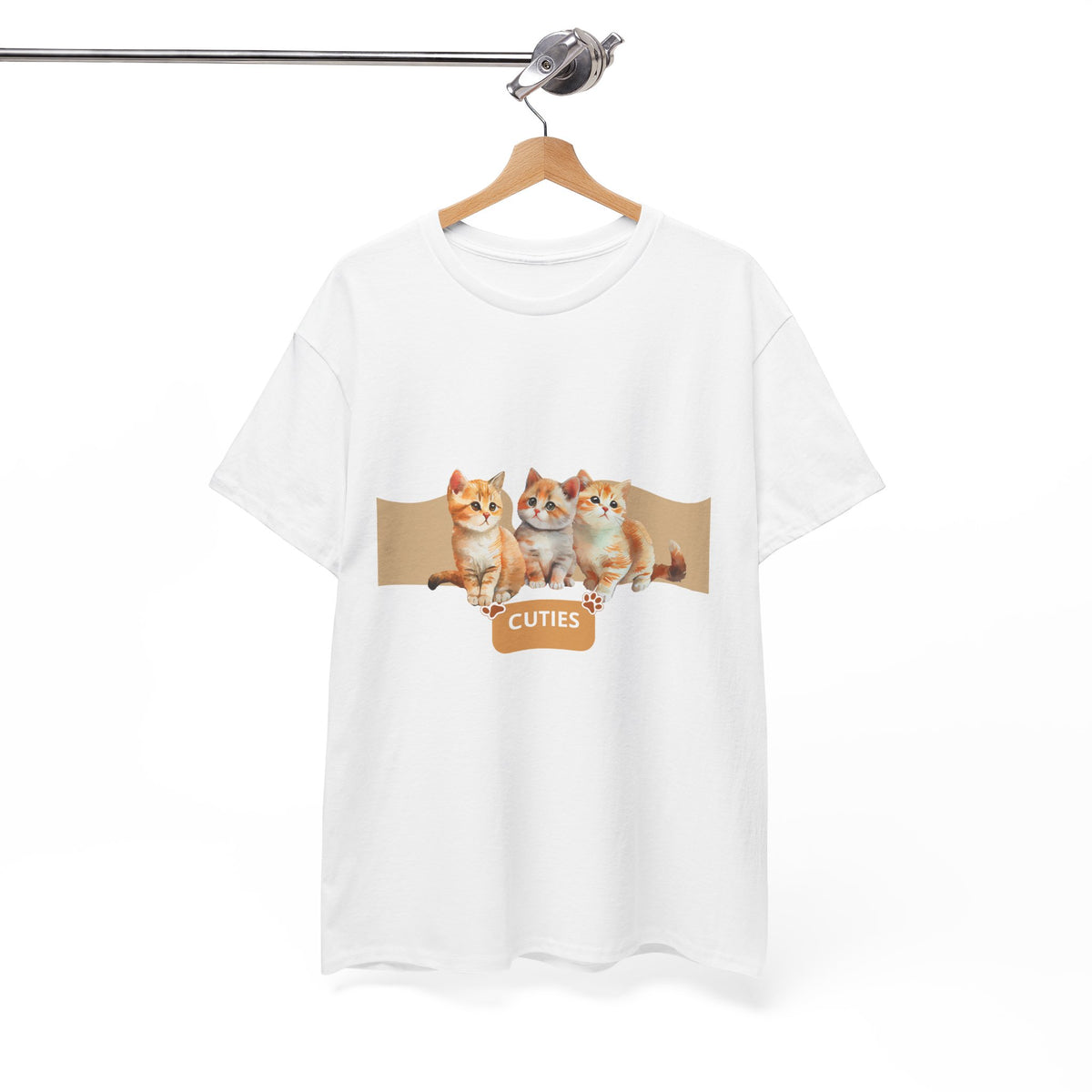 Cute Kittens "Cuties" T-Shirt - Adorable Cat Graphic Tee for Cat Lovers