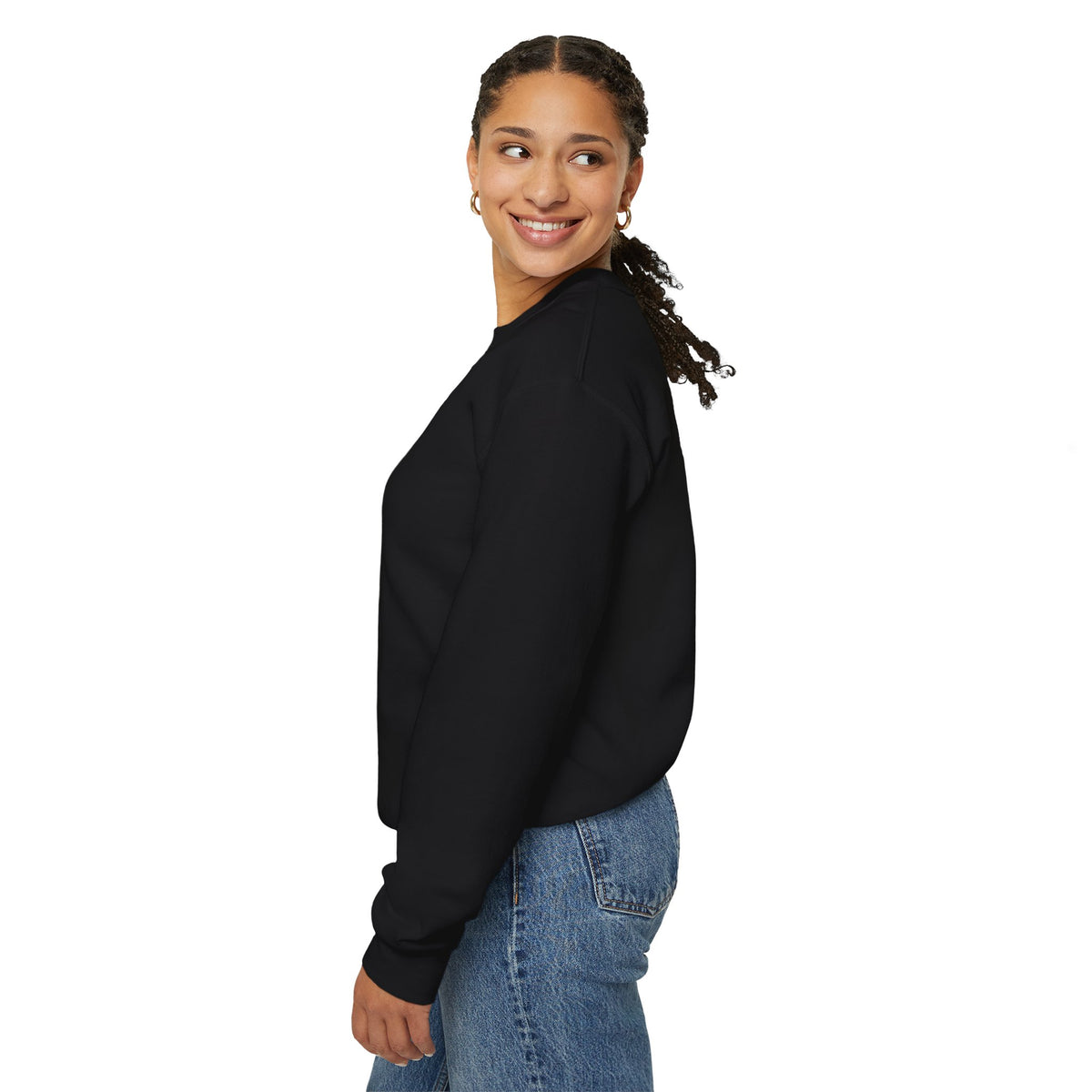 Halloween Crewneck Sweatshirt - Spooky Night Pumpkins Design