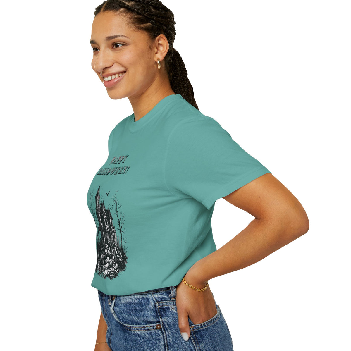 Happy Halloween Haunted House T-Shirt
