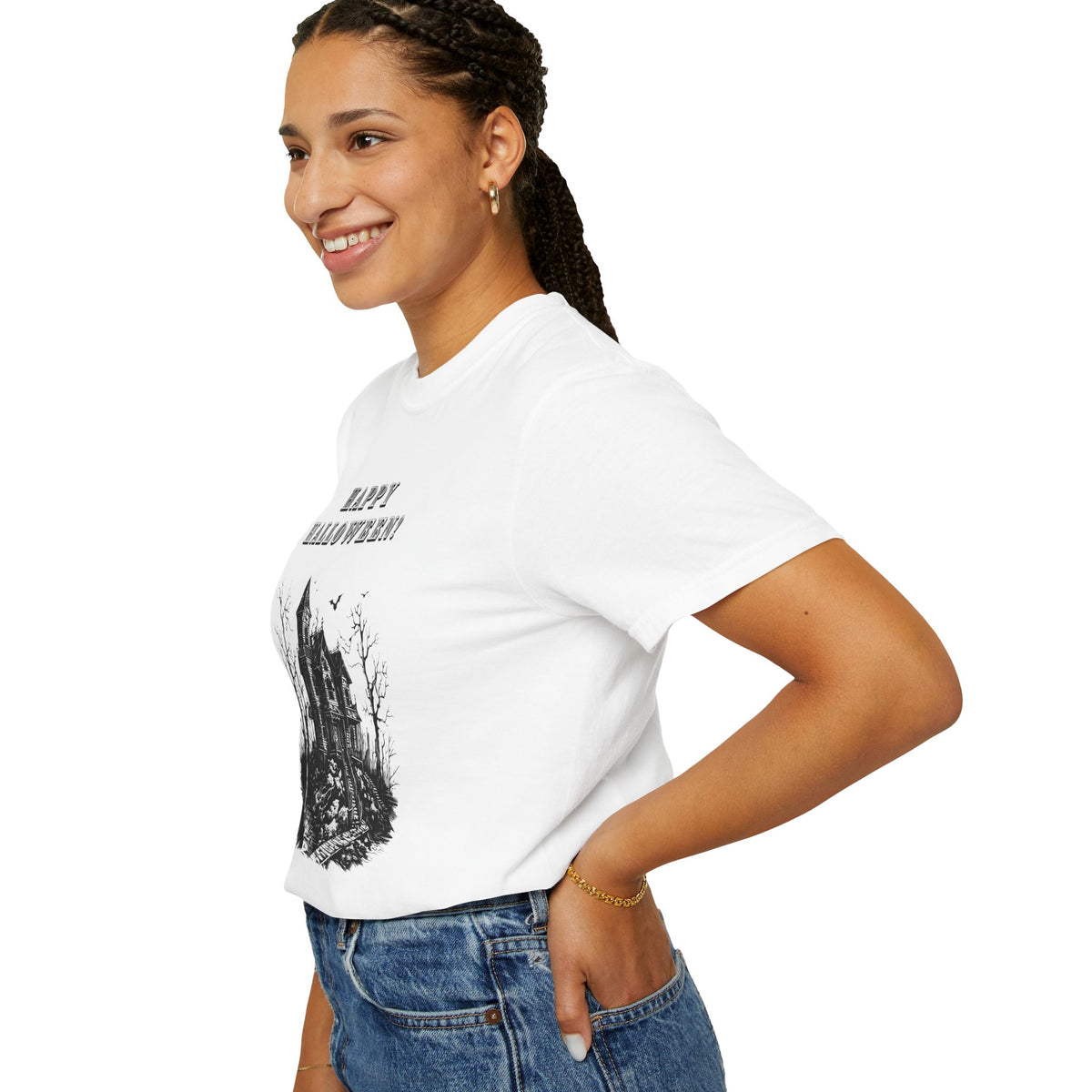Happy Halloween Haunted House T-Shirt