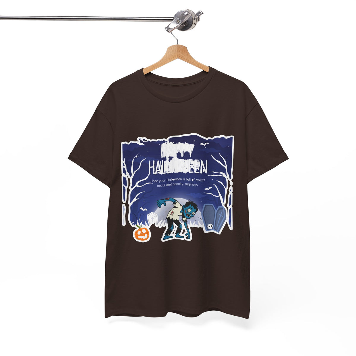 Happy Halloween Cute Witch T-Shirt — Halloween Graphic Tee for Kids & Adults