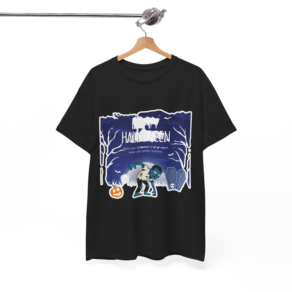 Happy Halloween Cute Witch T-Shirt — Halloween Graphic Tee for Kids & Adults