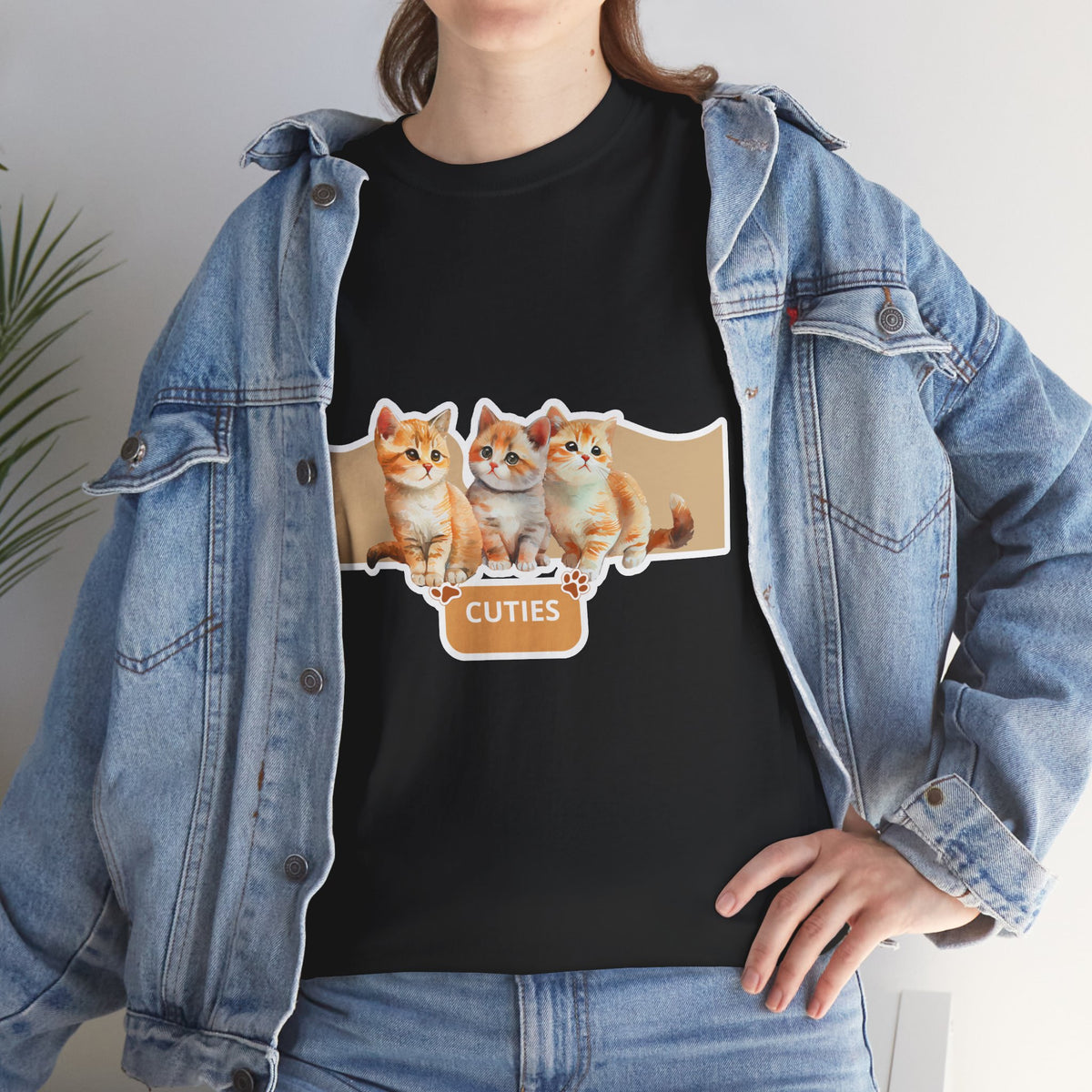 Cute Kittens "Cuties" T-Shirt - Adorable Cat Graphic Tee for Cat Lovers
