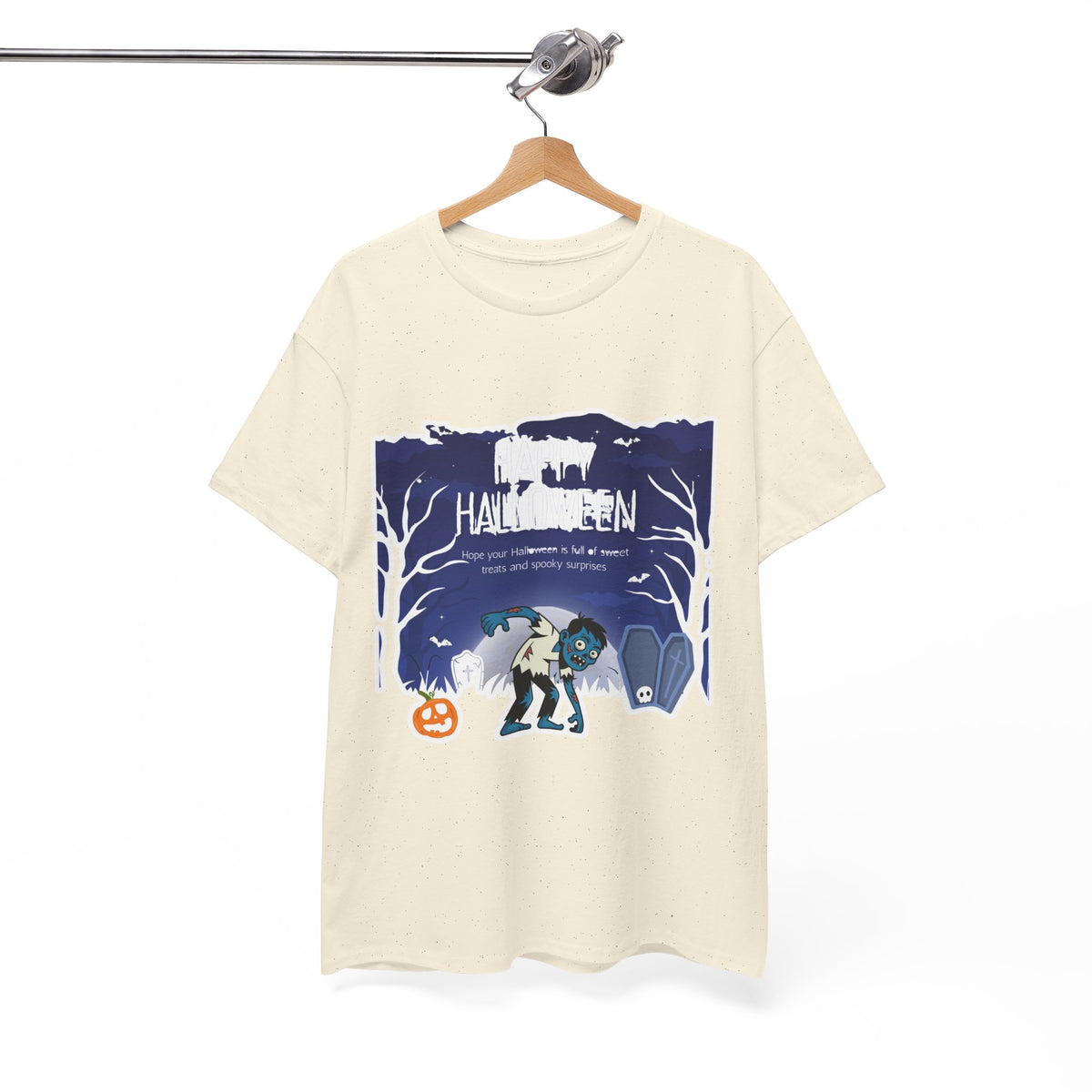 Happy Halloween Cute Witch T-Shirt — Halloween Graphic Tee for Kids & Adults