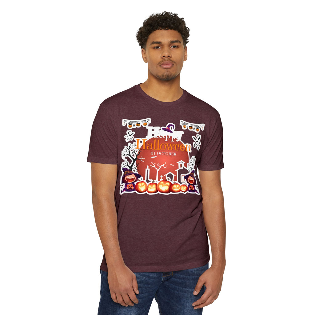 Halloween Pumpkin Haunted House T-Shirt
