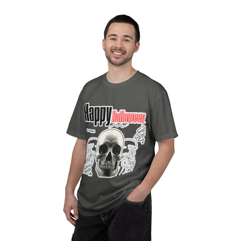Happy Halloween Skull T-Shirt — Graphic Halloween Tee
