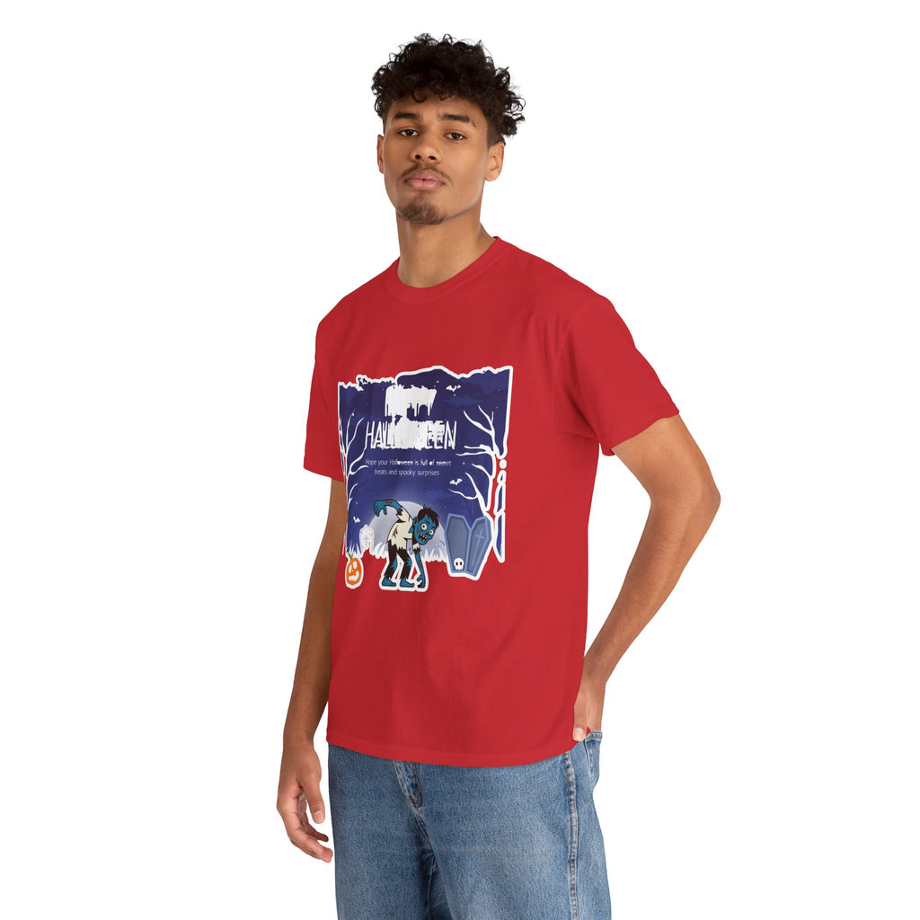 Happy Halloween Cute Witch T-Shirt — Halloween Graphic Tee for Kids & Adults