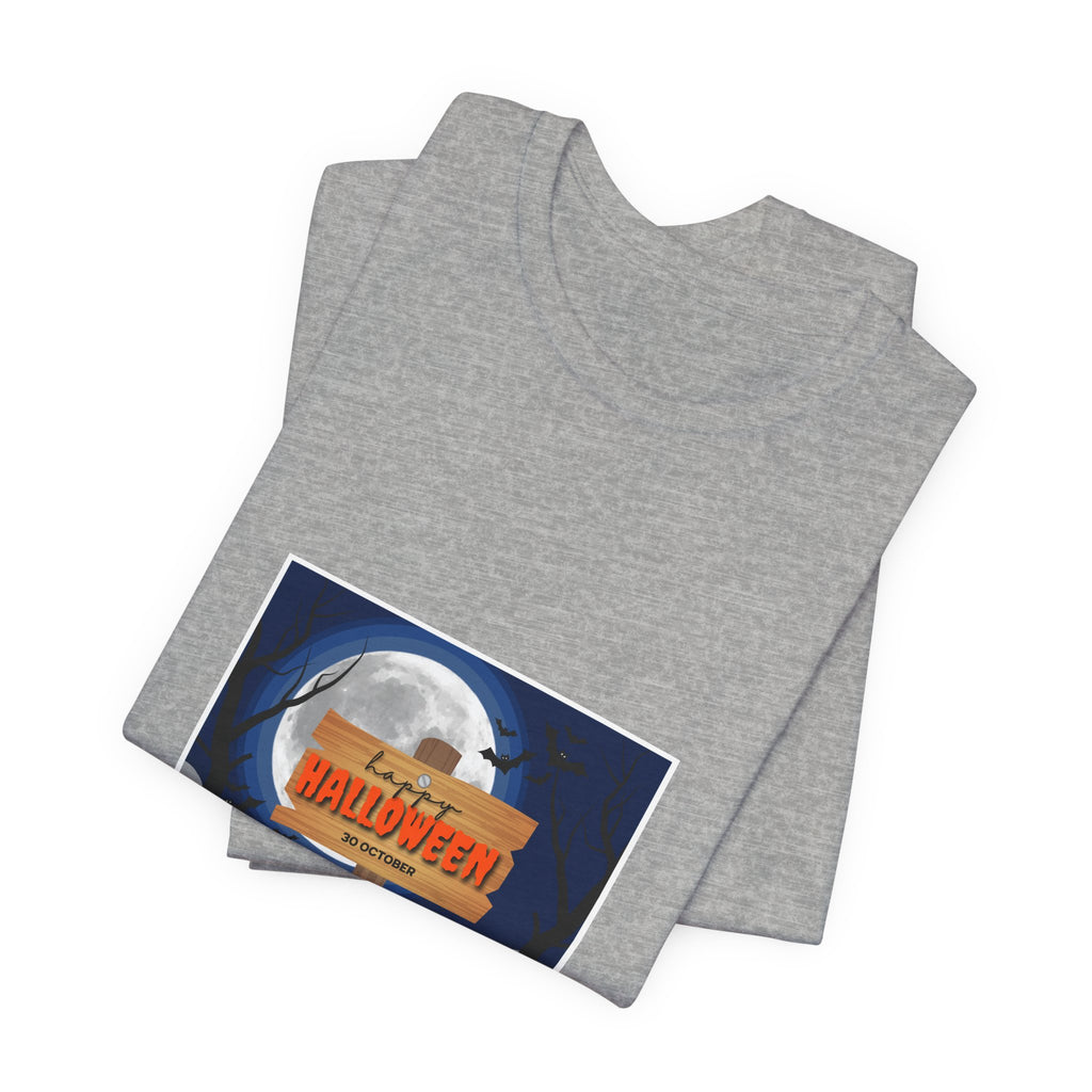 Halloween Pumpkin Sign T-Shirt — Happy Halloween Graphic Tee